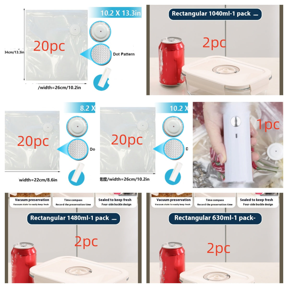 Convenient Vacuum Sealing Machine For Food Preservation Packaging