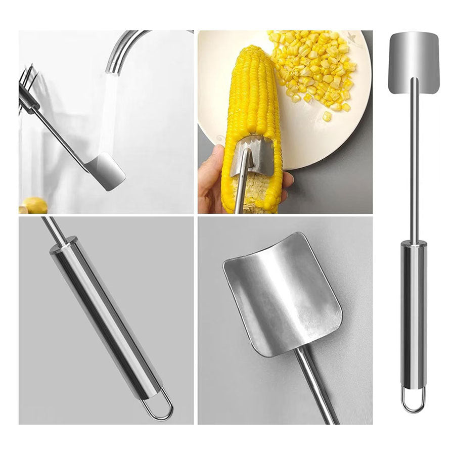 Pala de maíz multifuncional de acero inoxidable para cocina doméstica