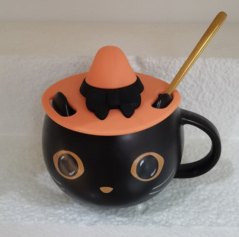 Taza de regalo para pareja con calabazas en forma de cuchara