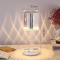 Lámpara de mesa de cristal nueva para decoración de hotel, diamante romántico, LED cálido para decoración del hogar, regalo romántico, luz de noche