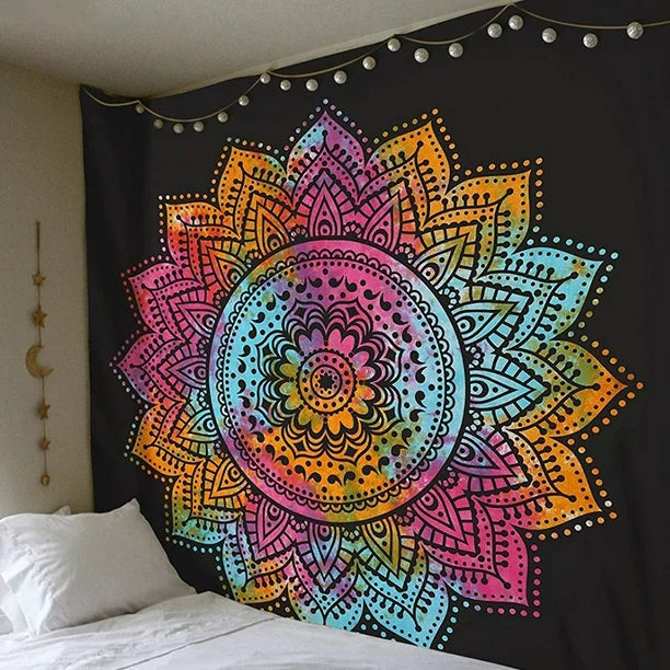 Nuevo tapiz bohemio con estampado para colgar en la pared, decoración de pared, toalla de playa, manta de playa