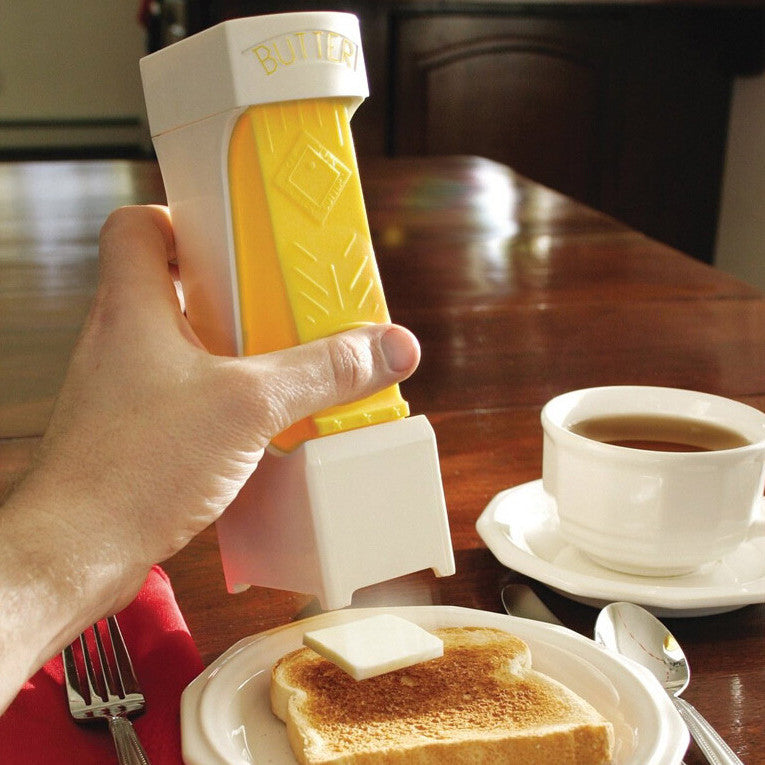 Cortador de mantequilla en barra, rebanador de queso, dispensador de un botón para cortar mantequilla, caja de almacenamiento de queso, accesorios de cocina para cocinar filetes