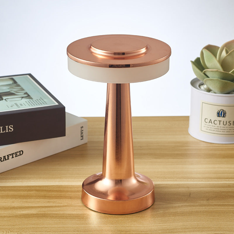 Mesa de carga de mesa de comedor creativa con mancuernas para hotel