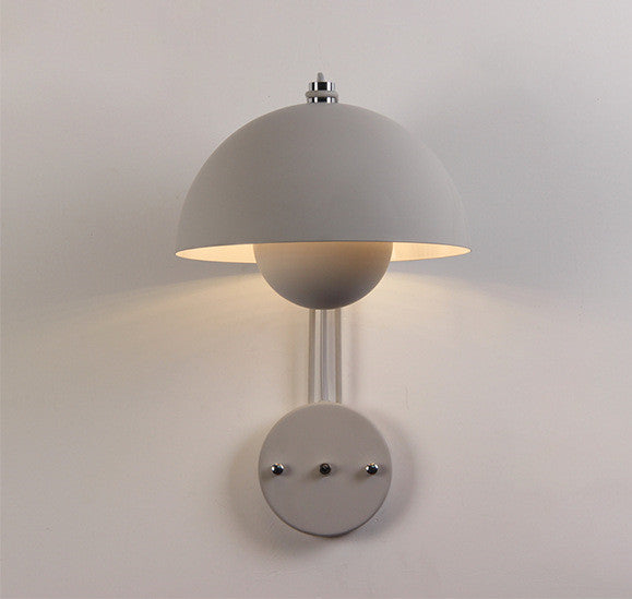 Lámpara de pared nórdica minimalista moderna creativa con forma de capullo de flor