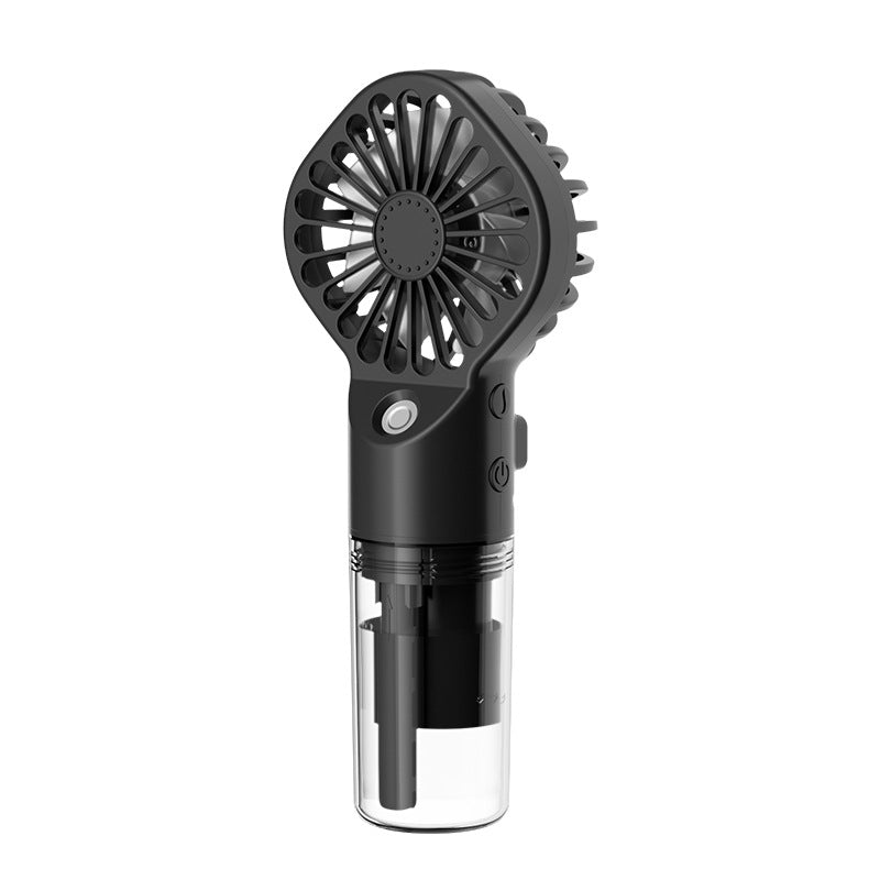 Ventilador de pulverización de mano portátil, 4 velocidades, ventilador de niebla pulverizadora de agua, artefacto de refrigeración de verano, carga USB, suministros de verano, mini ventilador para exteriores