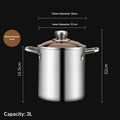 Stainless Steel Deep Fryer For Home Use, Small Skewer Fryer With Strainer