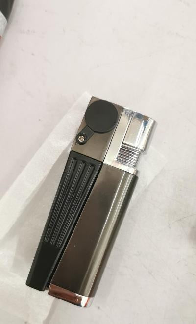 Encendedor de pipa plegable creativo de metal, combinación de encendedor y pipa portátil, encendedor de pipa plegable para hombres que fuman, accesorio para fumar