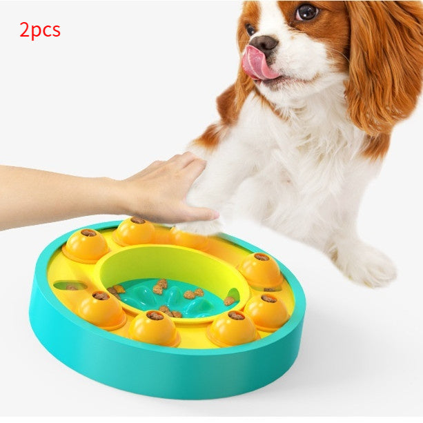Juguetes para perros rompecabezas, comedero lento interactivo, dispensador de comida para aumentar el coeficiente intelectual del cachorro, tazón antideslizante para comer lentamente, juego de entrenamiento para perros, artículos para mascotas