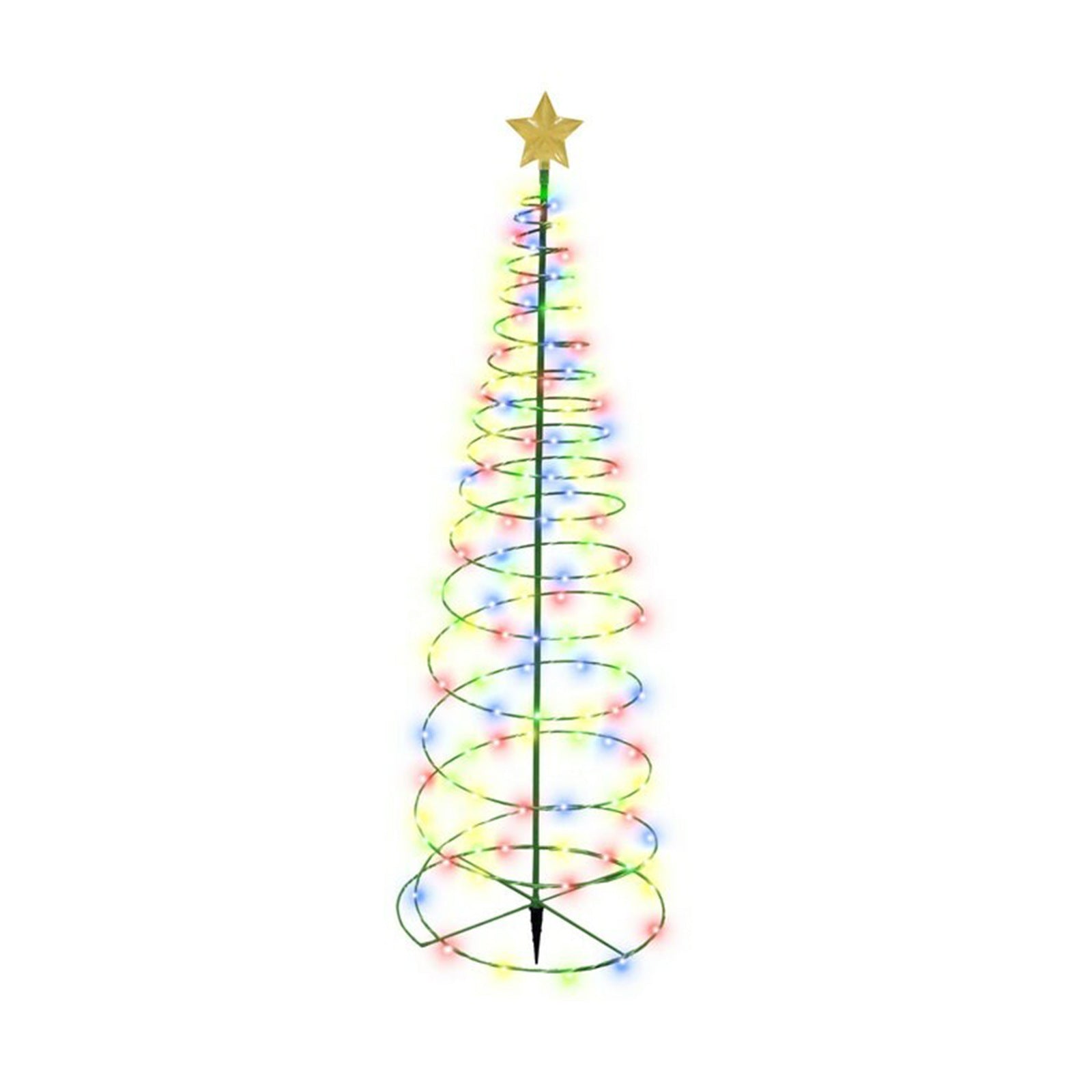 Decoración de árbol de Navidad, iluminación para patio exterior