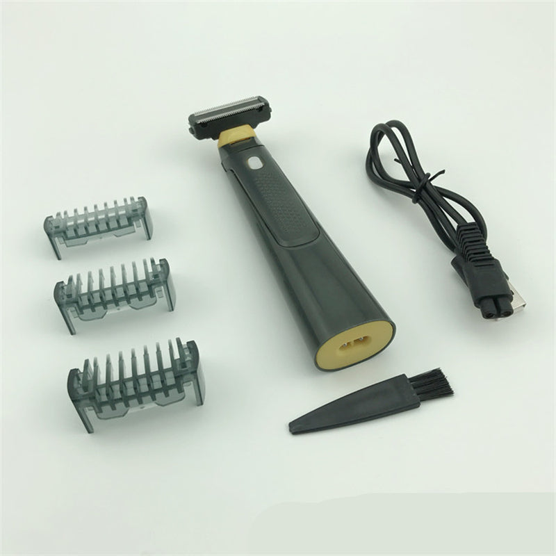 Afeitadora de precisión inalámbrica recargable Afeitadora recta para hombres Máquina de afeitar con cuchillas Cassettes de afeitado para barba Shavette