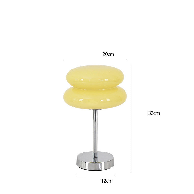 Lámpara de mesa nórdica minimalista de estilo rústico antiguo