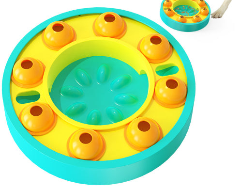 Juguetes para perros rompecabezas, comedero lento interactivo, dispensador de comida para aumentar el coeficiente intelectual del cachorro, tazón antideslizante para comer lentamente, juego de entrenamiento para perros, artículos para mascotas