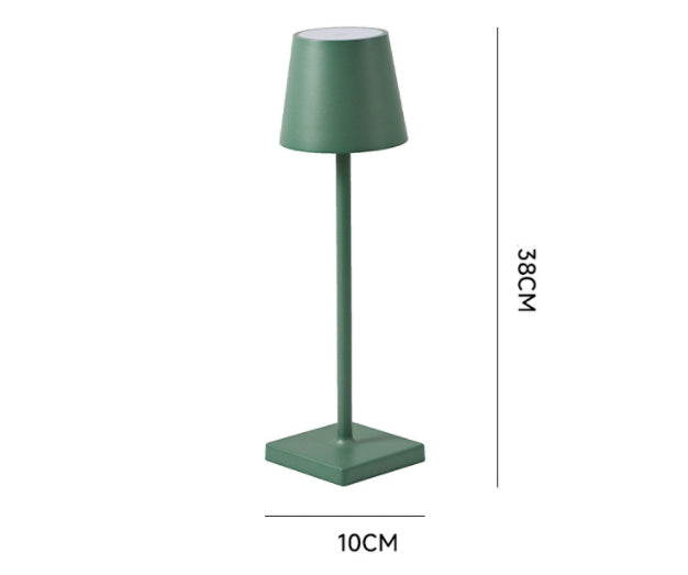 Lámpara de mesa LED de aluminio con carga