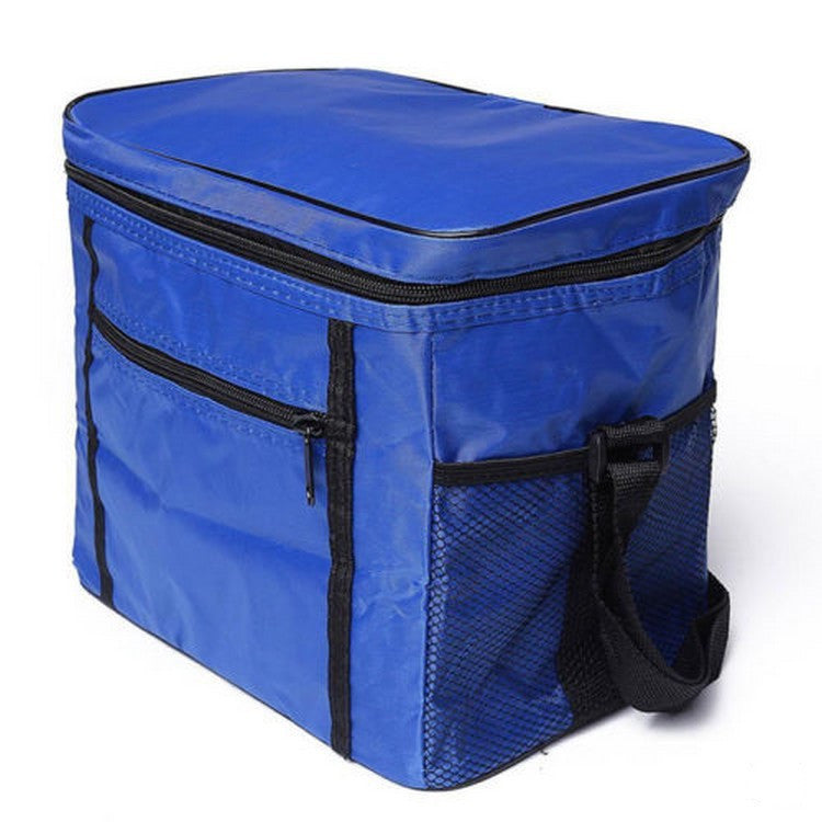 Bolsa térmica de tela Oxford con aislamiento de papel de aluminio para llevar comidas de picnic