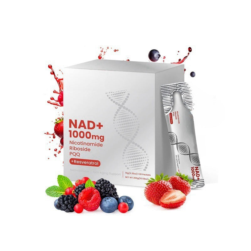 NAD Mezcla de bebida sabor a bayas para apoyar el envejecimiento de la piel