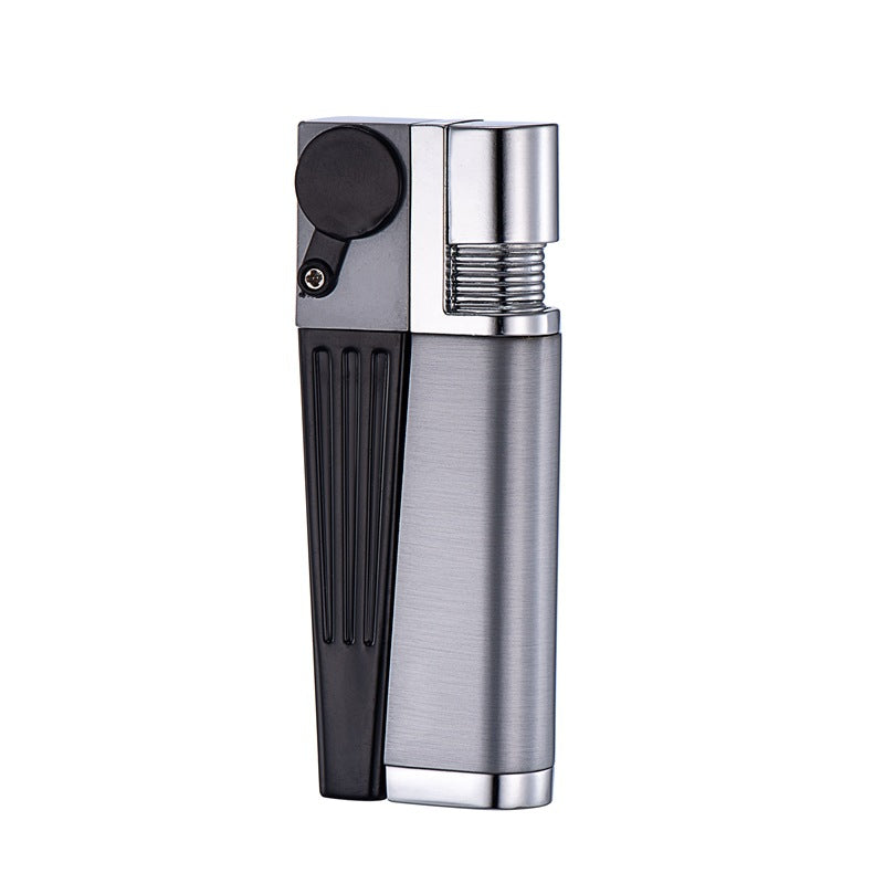 Encendedor de pipa plegable creativo de metal, combinación de encendedor y pipa portátil, encendedor de pipa plegable para hombres que fuman, accesorio para fumar