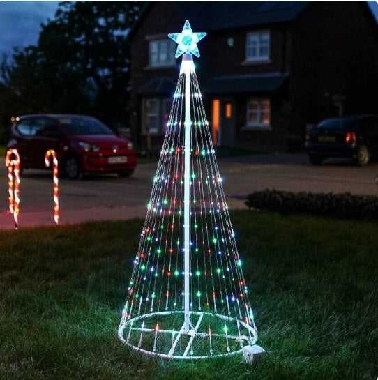 Luces de Navidad para Árbol LED Animadas Multicolor, Luces de Navidad para Jardín, Patio, Decoraciones Navideñas