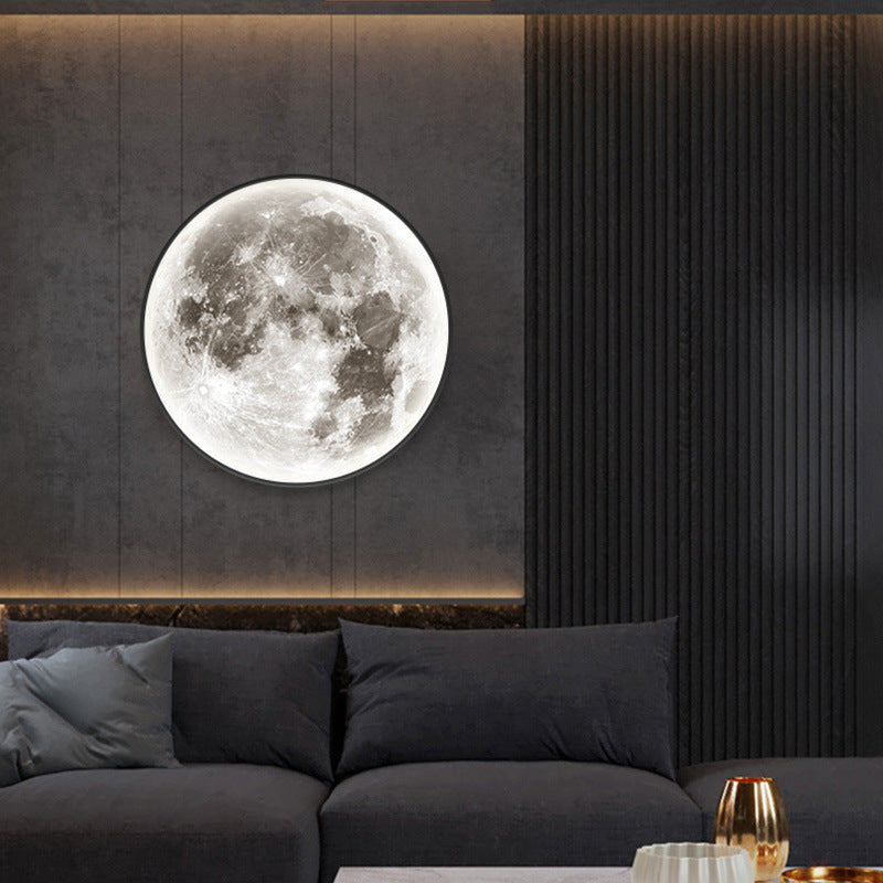 Lámpara decorativa creativa, sencilla y moderna para la pared del salón