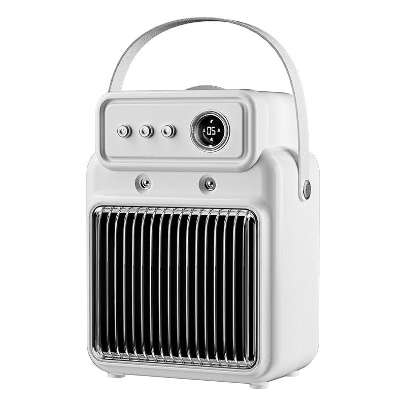 Calentador de habitación eficiente 2 en 1 de 1200 W, calentador de mesa humidificador con protección contra sobrecalentamiento, calentador de interior adecuado para oficinas