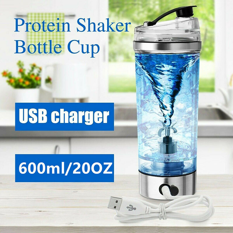 Mezclador eléctrico de batidos de proteínas USB, botella agitadora de leche y café, hervidor, deportes y fitness, taza agitadora eléctrica recargable