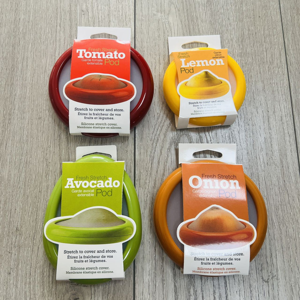 Recipiente para frutas con sello de silicona transparente