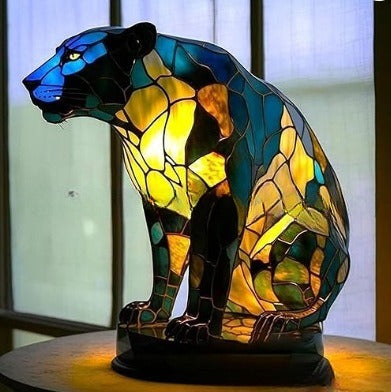 3D Colored Animal Light Desk Lamp Animal Series Decorative Night Light Animal Elephant Owl Cat Vintage Table Lamp Home Decoration