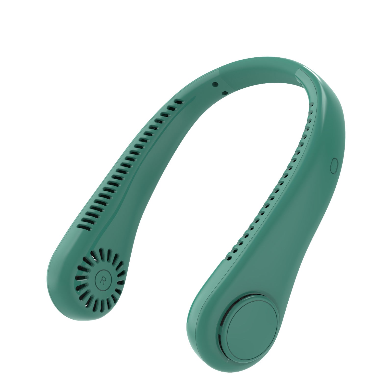 Ventilador de cuello recargable, manos libres, mini ventilador USB, para viajes, deportes al aire libre, ventilador portátil sin aspas, para colgar del cuello
