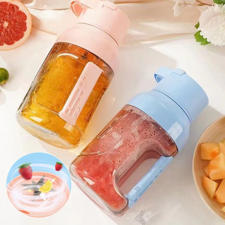 Nuevo exprimidor eléctrico de verano, portátil, de gran capacidad, 1500 ml, para zumos, recargable por USB, batidora eléctrica portátil, utensilios de cocina