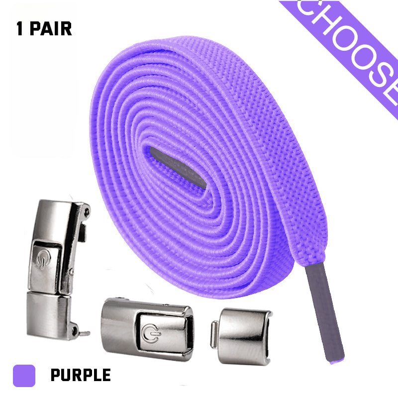 Cordones elásticos sin ataduras, cordones para zapatillas de 8 mm de ancho, planos, sin nudos, para niños, para zapatos