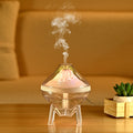 Lámpara de atmósfera volcánica de escritorio, humidificador con efecto de grieta, pulverización silenciosa