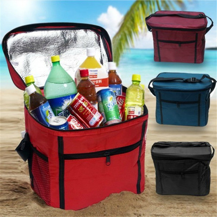 Oxford Fabric Cooler Bag Aluminum Foil Takeaway Meal Picnic Thermal Bag