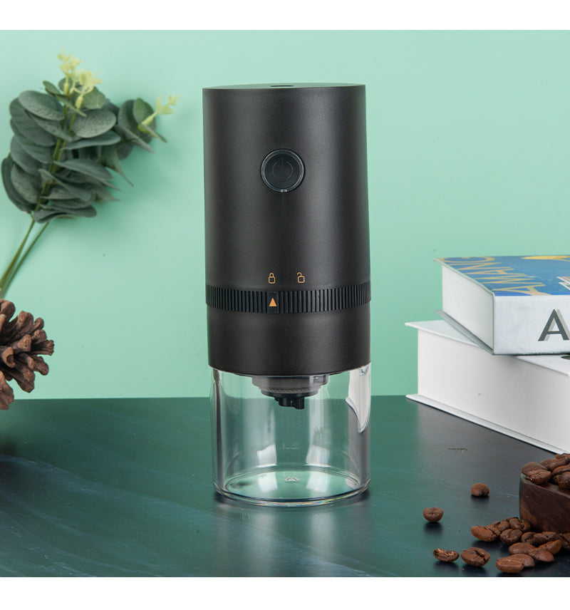 Nuevo molinillo de café eléctrico portátil mejorado, carga USB TIPO-C, molinillo de granos de café profesional con núcleo de cerámica