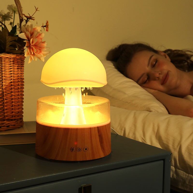 Nuevo humidificador de nubes de lluvia, máquina de aromaterapia, humidificador de aire, difusor de aroma ultrasónico