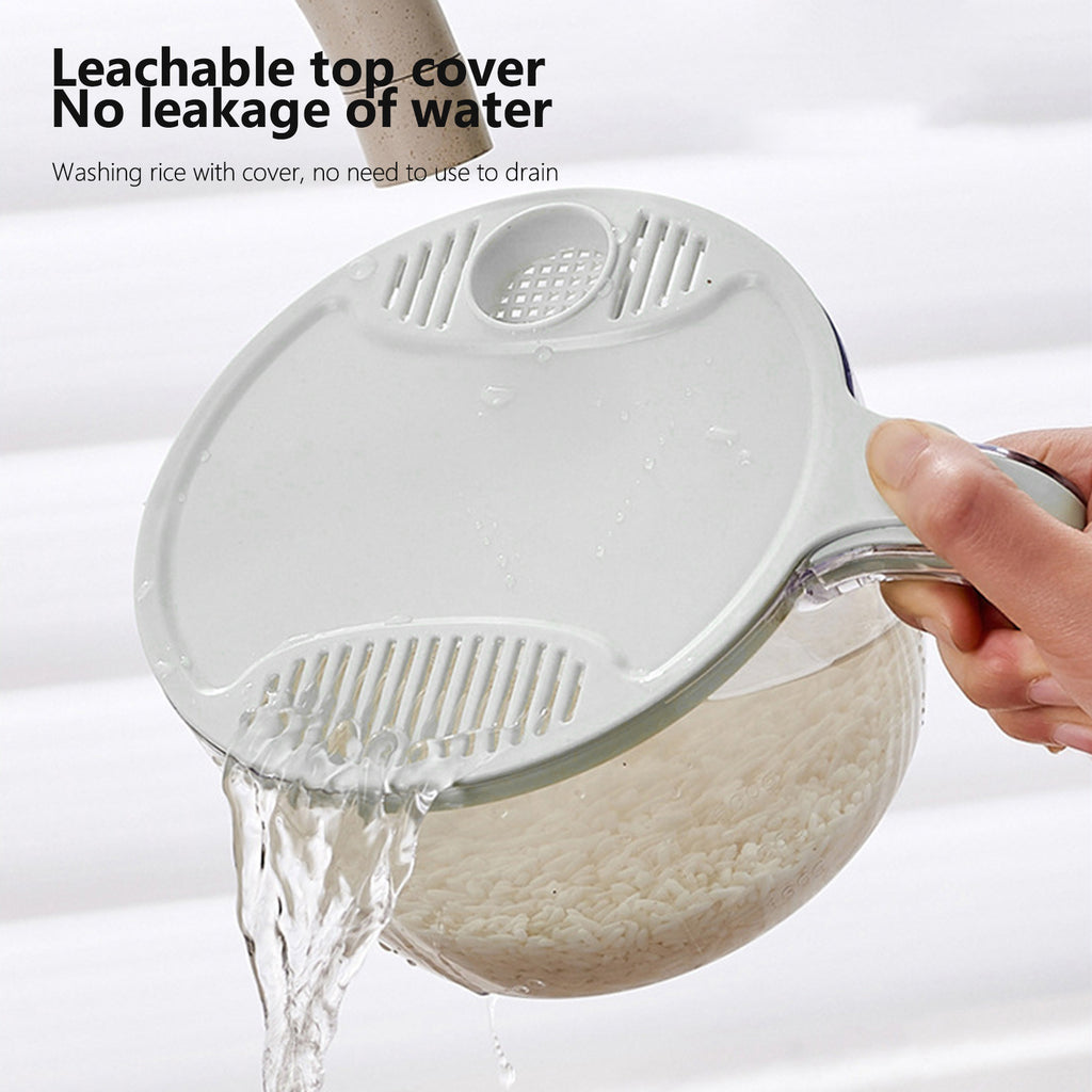 Cuenco de drenaje multifuncional para cocina doméstica, cesta de lavado de arroz y frutas, cesta de verduras, lavado, aparatos de cocina multifunción