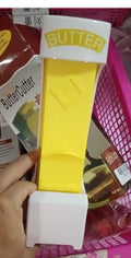 Cortador de mantequilla en barra, rebanador de queso, dispensador de un botón para cortar mantequilla, caja de almacenamiento de queso, accesorios de cocina para cocinar filetes