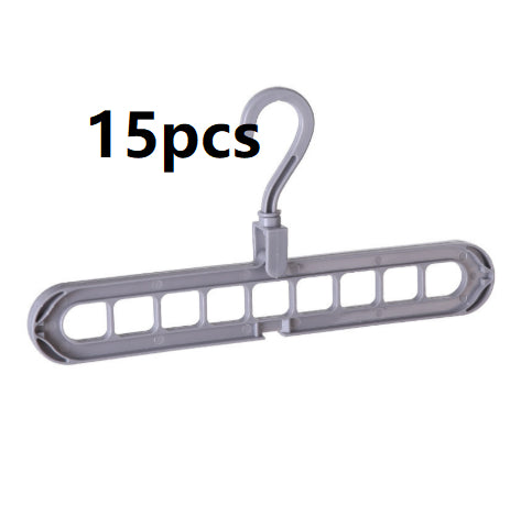 Percha de ropa de plástico Percha de almacenamiento Gancho de percha