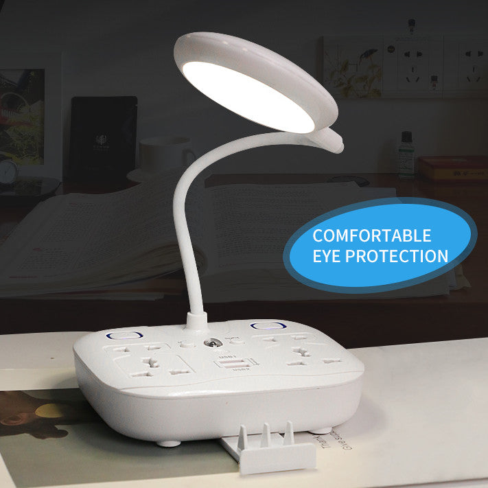 Lámpara de escritorio LED USB Lámpara de mesa ajustable con control remoto Lámpara de oficina regulable para el cuidado de los ojos Decoración del hogar