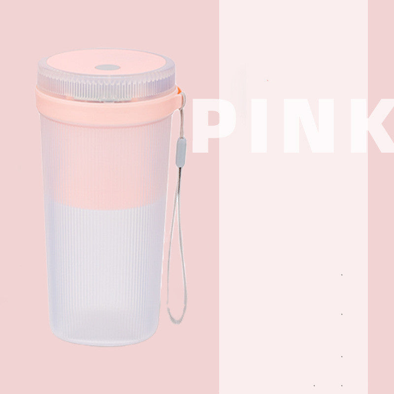 Licuadora Portátil Multifunción Taza Exprimidora Eléctrica Botella Deportiva Licuadora de Frutas Recargable USB Licuadora de Batidos Extractor de Zumos de Frutas