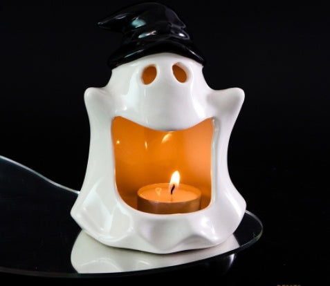 Adornos Artesanales de Cerámica del Festival Especial de Fantasmas de Halloween