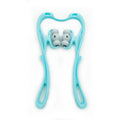 Masajeador de cuello para alivio del dolor, tejido profundo, rodillo de cuello de 360 grados con 96 puntos de presión, rodillo de masaje Neckbud para cuello, hombros, cintura, piernas, pies, herramienta relajante de mano