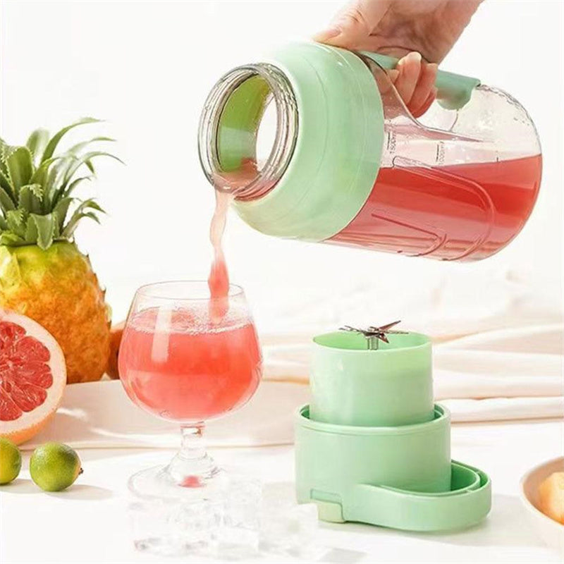 Nuevo exprimidor eléctrico de verano, portátil, de gran capacidad, 1500 ml, para zumos, recargable por USB, batidora eléctrica portátil, utensilios de cocina
