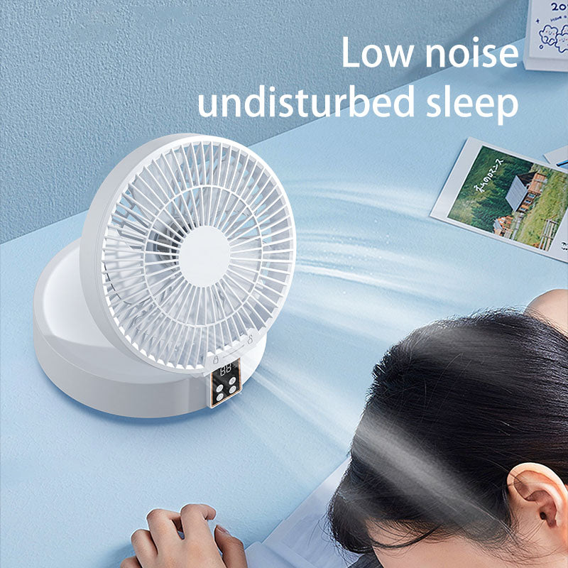 Control remoto portátil recargable techo USB eléctrico ventilador plegable luz nocturna enfriador de aire electrodoméstico hogar