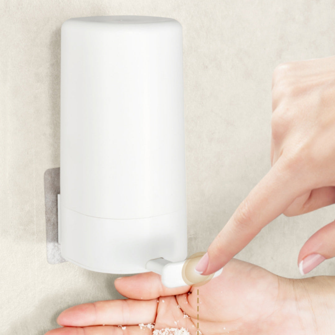 Dispensador de jabón en polvo, caja de jabón de pared, organizador seco, caja moledora de jabón en polvo para restaurantes, cocinas, oficinas, gimnasios, hoteles