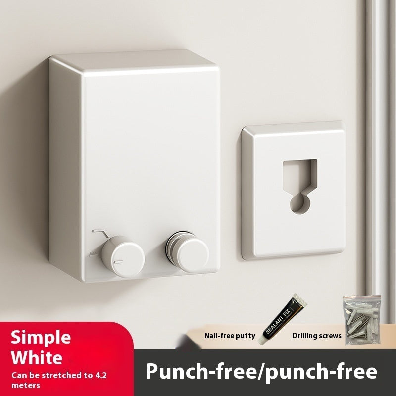 Tendedero Invisible sin perforaciones, Gadget de secado montado en la pared para balcón del hogar