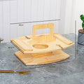 Wooden Wine Rack Portable Wine Rack Removable Wine Glass Holder