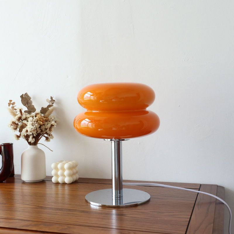 Lámpara de mesa nórdica minimalista de estilo rústico antiguo