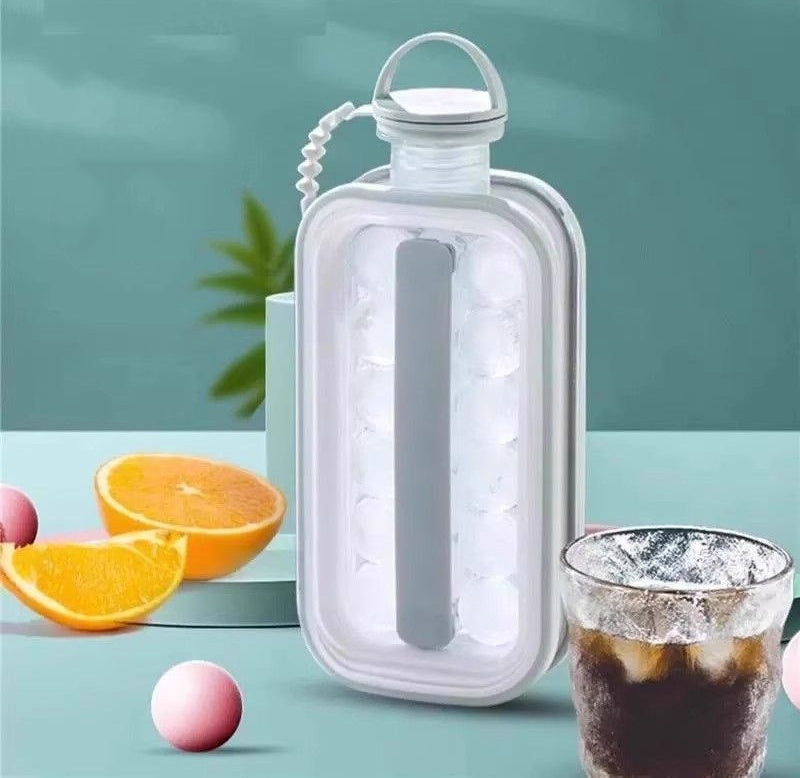 Hervidor de hielo esférico portátil 2 en 1 de liberación rápida, utensilio de cocina de verano