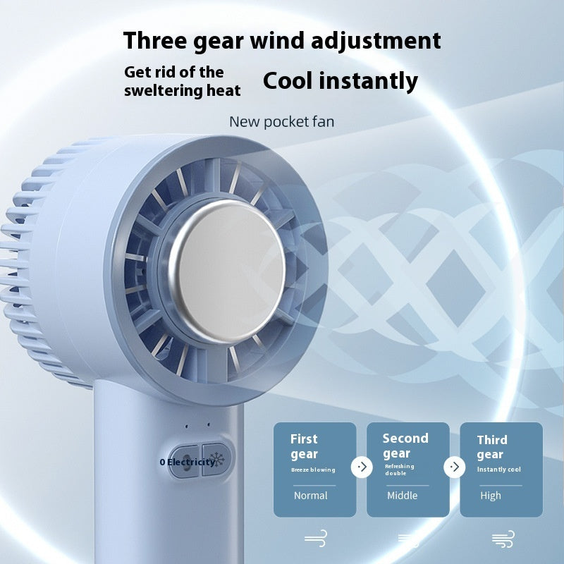 Ventilador de chorro turbo de mano para verano Mini ventilador portátil frío Generación de motor sin escobillas Ventilador de conducto de alta velocidad Soplador potente