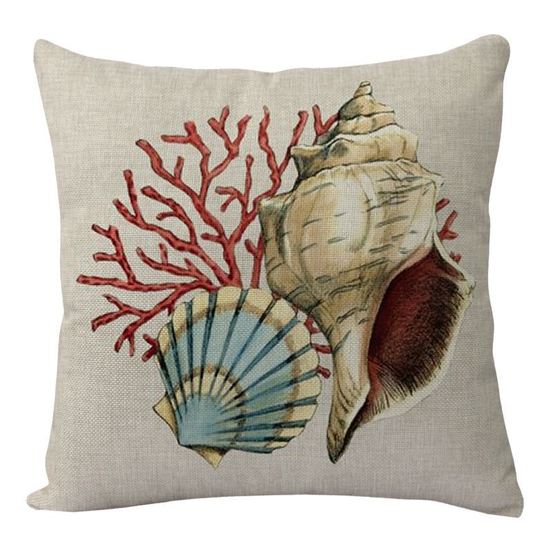 Fundas de cojín con estampado de tortuga marina para sofá, silla, asiento, decoración del hogar