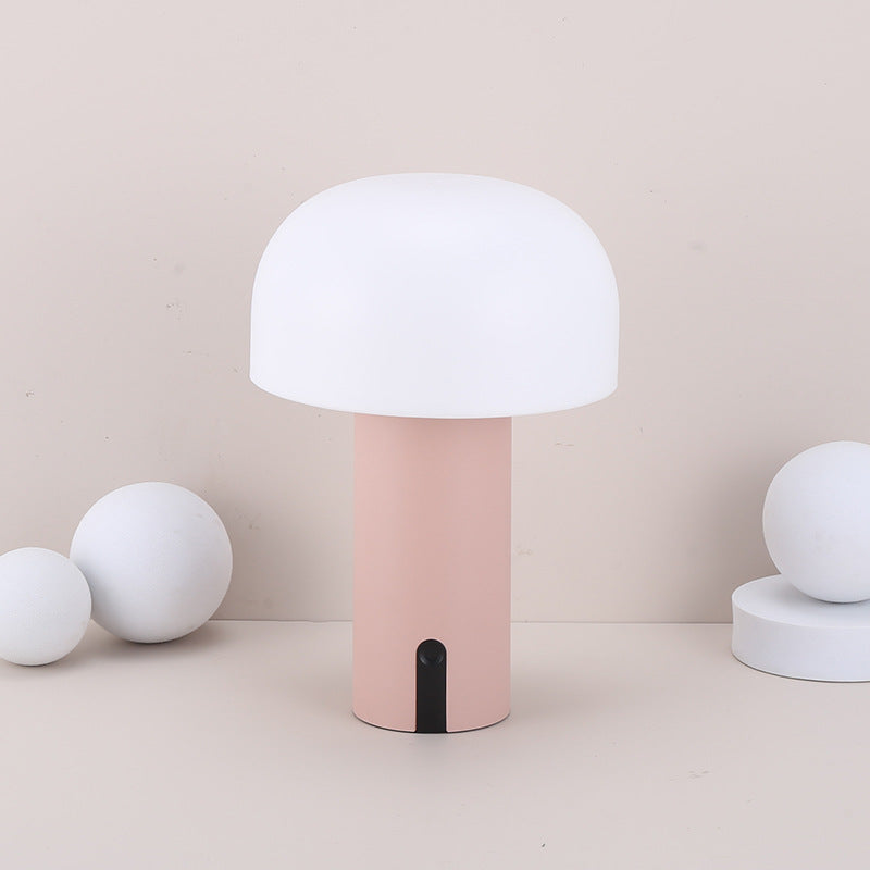 Lámpara de noche LED de mesa táctil con forma de seta decorativa